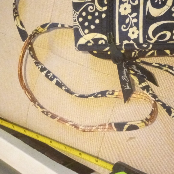 VERA BRADLEY TWIRLY BIRD NAVY CROSSBODY - Picture 6 of 6